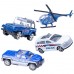 Floor Storage Game Blanket Set with 3 PCS Die-Cast Cars and 1 PC Die-Cast Plane